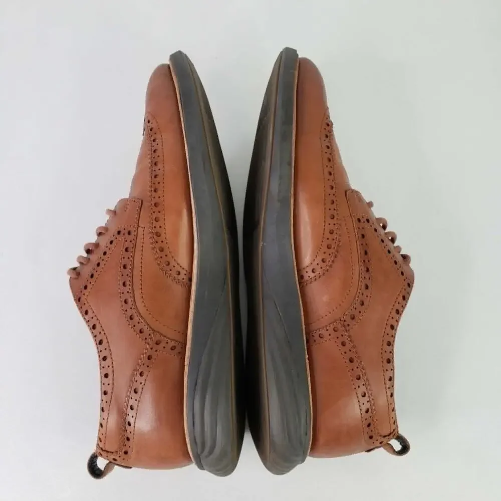 Cole Haan Grand Evolution Shortwing Men's Oxford Shoes Size 10.5 British Tan
